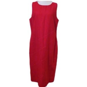 ** Studio C Vibrant Red Maxi Dress